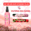 Combo 2 Chai Xịt Xả Vải Khô HygienC Plus 100ml/Chai - Hương Hoa Hồng (Dịu Dàng)