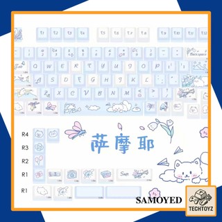 Bộ 95 Keycaps Dễ Thương - PBT DyeSub - Cherry Profile