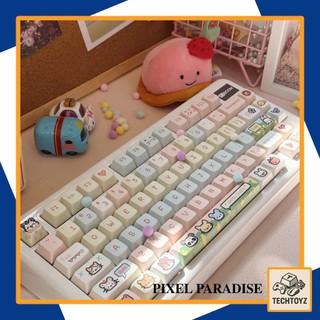 Bộ 95 Keycaps Dễ Thương - PBT DyeSub - Cherry Profile