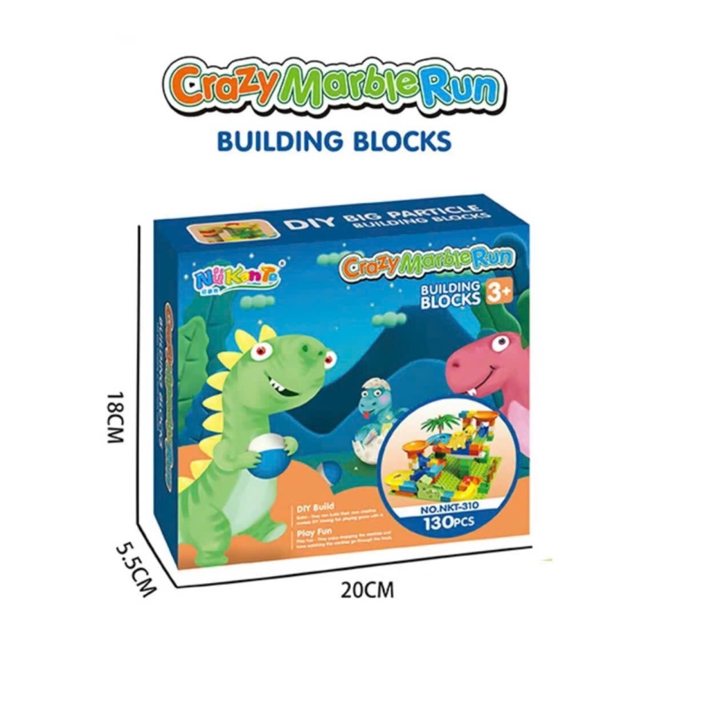 Bộ lắp ghép đồ chơi xếp hình tháp bi 130pcs FULL BOX cho bé luyện lắp ráp ghi nhớ tuy duy logic