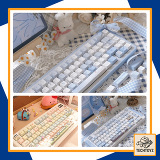 Bộ 95 Keycaps Dễ Thương - PBT DyeSub - Cherry Profile