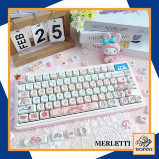 Bộ 95 Keycaps Dễ Thương - PBT DyeSub - MOA Profile