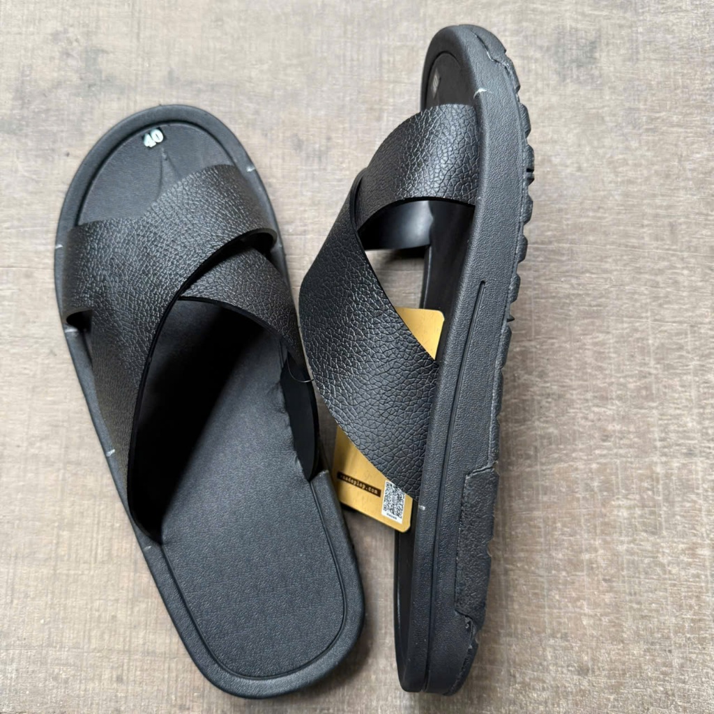 Dép cao su 2 quai chéo công nghệ mới(nhẹ, thoải mái 2.5cm), thủ công của Vua dép lốp Phạm Quang Xuân