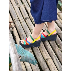 Dép cao su 6 quai đế công nghệ mới (nhẹ, thoải mái 6-9cm), thủ công của Vua dép lốp Phạm Quang Xuân