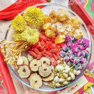 Trà Hoa Thảo Mộc Mix Vị Combo 5 Gói (Trà thảo mộc hỗn hợp, Trà mix hoa trái, Herbal Tea Blend) Gói Nhỏ 10 - 15Gr