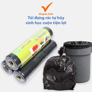 Túi đựng rác tự hủy sinh học cuộn tiện lợi bảo vệ môi trường