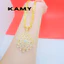 Mặt Dây Chuyền Nữ Vàng Xi Mạ Mặt Hoa Tuyết Đính Đá CZ Lấp Lánh – Trang Sức Dự Tiệc Sang Trọng