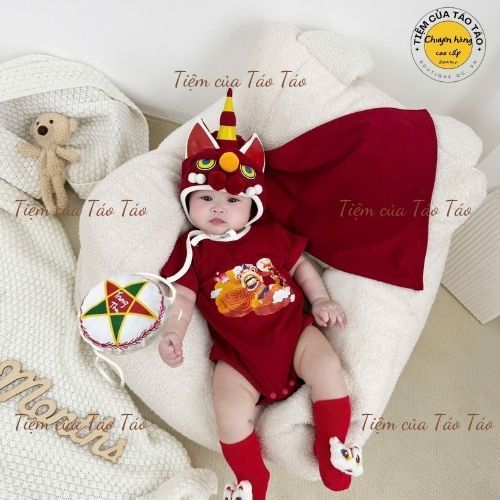 (Tặng tất- sẵn ship) Set bộ body trung thu kèm mũ, túi đeo trung thu, khăn cover Hàn cho bé mặc  bé trai ,bé gái 5-13kg