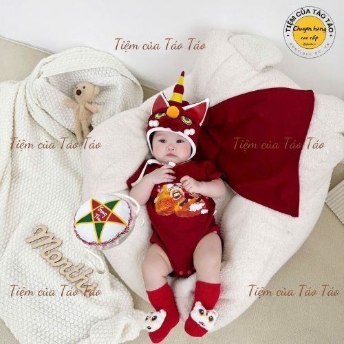 (Tặng tất- sẵn ship) Set bộ body trung thu kèm mũ, túi đeo trung thu, khăn cover Hàn cho bé mặc  bé trai ,bé gái 5-13kg