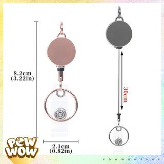 Lõi Tơrua Kéo Rút Mini 30cm Kim Loại Bóng Phong Cách Gắn Balo Túi Xách Nam Tính Nhiều Màu