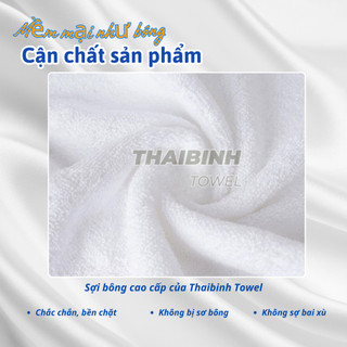 Combo 5 Khăn gội đầu khách sạn 40x80cm THAI BINH TOWEL - Cotton 100% mềm mại Siêu thấm hút Không xù bông