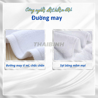 Combo 5 Khăn gội đầu khách sạn 40x80cm THAI BINH TOWEL - Cotton 100% mềm mại Siêu thấm hút Không xù bông