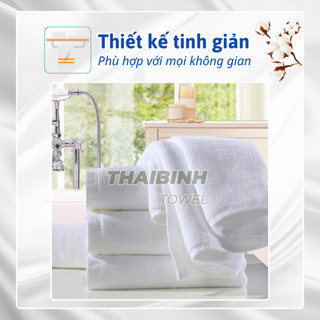 Combo 5 Khăn gội đầu khách sạn 40x80cm THAI BINH TOWEL - Cotton 100% mềm mại Siêu thấm hút Không xù bông