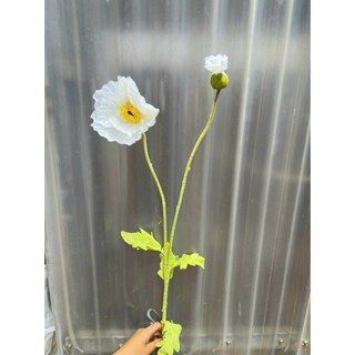🌼 Hoa Anh Túc Đại 110cm thân phủ phấn nhung– Tinh Khôi & Nghệ Thuật ✨ Thương hiệu: Hoa Lan Phúc Thịnh ✨