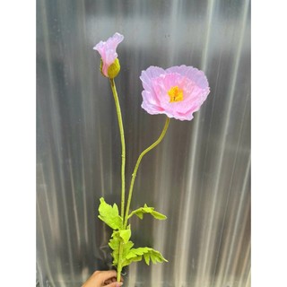 🌼 Hoa Anh Túc Đại 110cm thân phủ phấn nhung– Tinh Khôi & Nghệ Thuật ✨ Thương hiệu: Hoa Lan Phúc Thịnh ✨