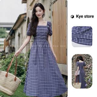 Đầm thiết kế caro Jolyn dress trẻ trung, dáng dài