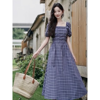 Đầm thiết kế caro Jolyn dress trẻ trung, dáng dài