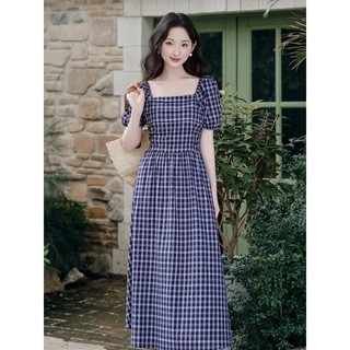 Đầm thiết kế caro Jolyn dress trẻ trung, dáng dài