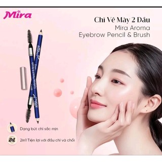 Chì Kẻ Mày Mira Aroma Eyebrow Pencil & Brush C428