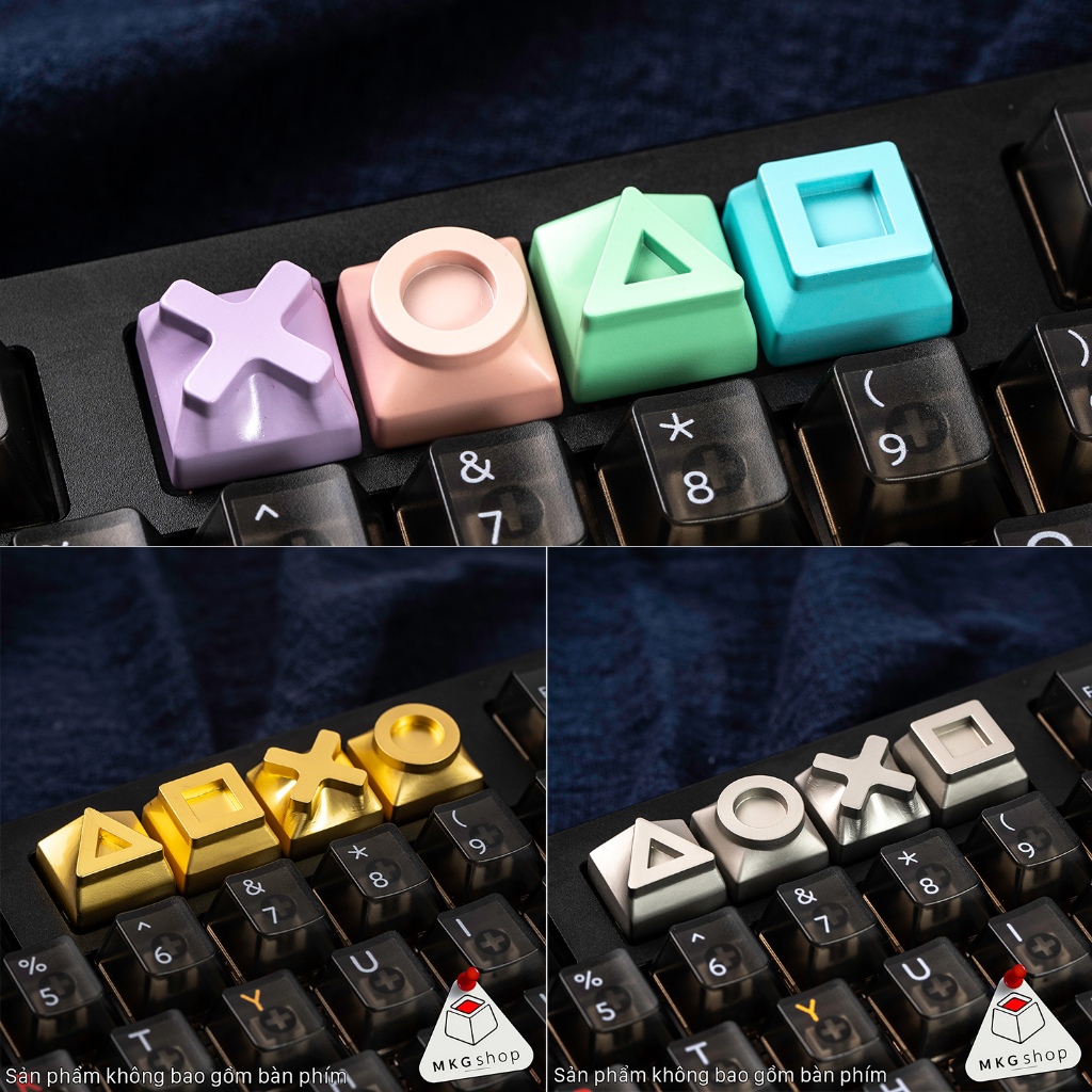 Keycap PlayStation Nhôm CNC – Bộ 4 Nút Keycap Lẻ Bàn Phím Cơ Đẹp Giá Rẻ ...