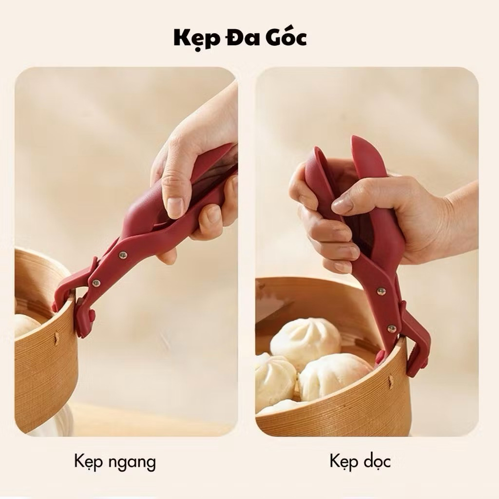 Kẹp gắp đồ nóng, kẹp bát đĩa chống nóng tiện dụng