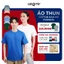 Áo Thun Unisex Form Rộng Oversize Cotton 2C LeTom's, Mềm Mại, Nhiều Màu, Co Giãn Hottrend 2025