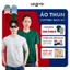 Áo thun unisex cotton 2C – Co giãn thoáng mát, cổ tròn basic, form regular, LeTom's, size S-3XL