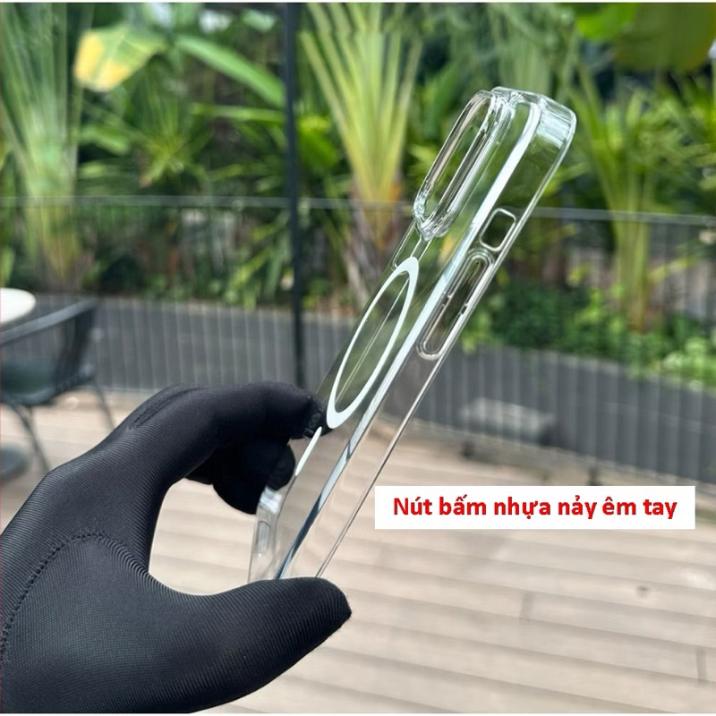 Ốp lưng Likgus trong siêu mỏng 0.3mm không ố vàng hỗ trợ sạc không dây cho IPhone 11 đến 17Promax