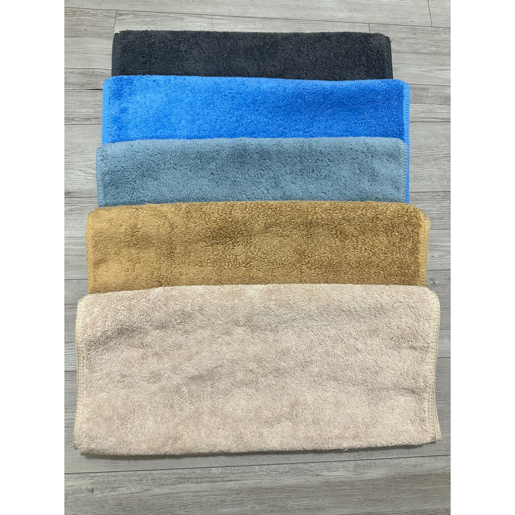 Khăn Gội 40x80 Cotton Siêu Dày 190gr – Mềm Mịn, Thấm Hút Tốt, Không Xù Lông – Khăn Lau Đầu Spa Salon Gia Đình
