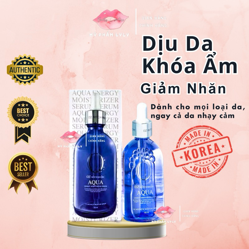 Serum OZ Filler Aqua GC Hàn Quốc, Lọ 100mL Giúp Căng Bóng Trẻ Hóa Da