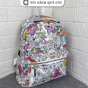 Balo đi học Hoạt Hình 3D size to 40 nam nữ thời trang đi chơi du lịch đựng vừa sách vở A4 BL10