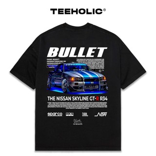 Áo Thun Nam Nữ TEEHOLIC Cotton Cao Cấp Xe Hơi Nissan Gt34 Bullet Phong Cách Retro Y2K - THSI20