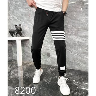 Quần thể thao nam nữ chất vải mềm co giãn thoải mái, quần nam nữ thu đông dài Jogger Thom bo gấu K1