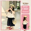 Set Bộ Bé Gái Xinh, Set Bé Gái Áo Cổ Sen Dáng Xoè, Quần Váy Ống Rộng Phong Cách Hàn Quốc Xinh Yêu