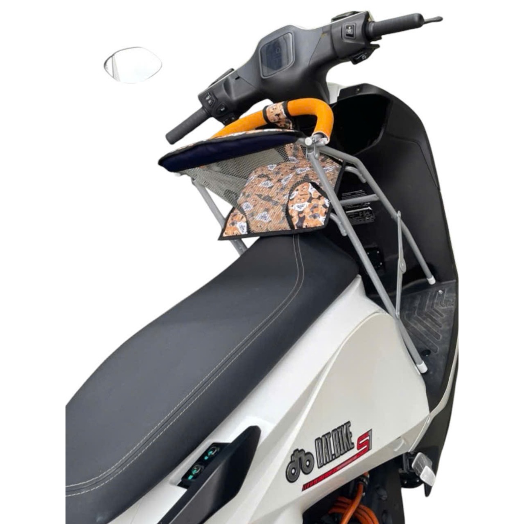 [ CÓ DÂY ] Ghế ga xếp gấp gọn xe DATBIKE an toàn cho bé