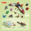 Đồ Chơi Lắp Ráp Mini (Set 10 hộp) | Đồ Chơi Xếp Hình Khủng Long Cho Bé Trai | Tomoni Kids