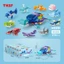 Đồ Chơi Lắp Ráp Mini (Set 10 hộp) | Đồ Chơi Xếp Hình Khủng Long Cho Bé Trai | Tomoni Kids