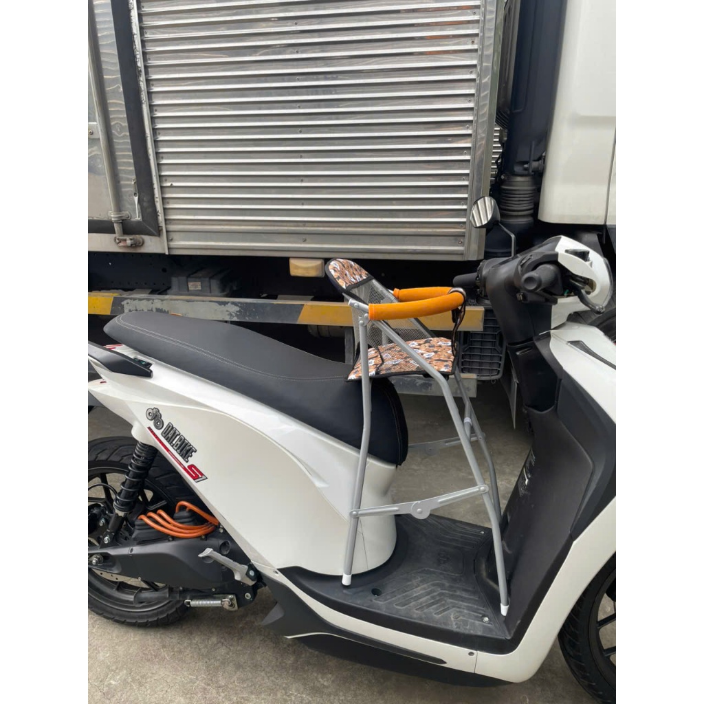 [ CÓ DÂY ] Ghế ga xếp gấp gọn xe DATBIKE an toàn cho bé