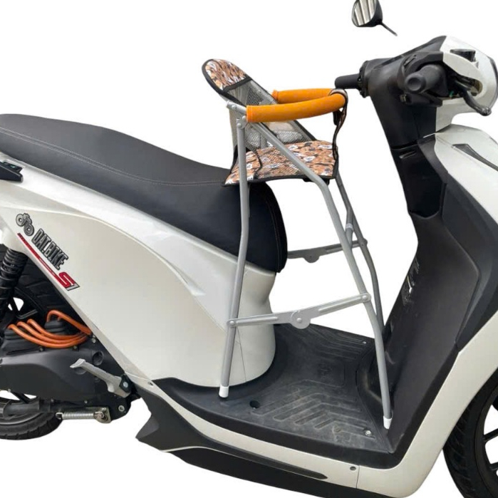 [ CÓ DÂY ] Ghế ga xếp gấp gọn xe DATBIKE an toàn cho bé