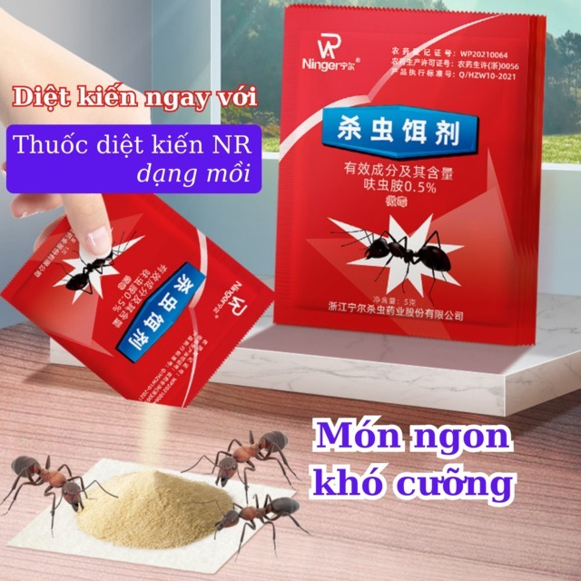 Thuốc Diệt Kiến NR Dạng Mồi Bả Kiến Ăn Mồi Và Lây Lan Độc Tính Diệt Cả Tổ Kiến Hiệu Quả Lâu Dài Dễ Sử Dụng Khang Đức