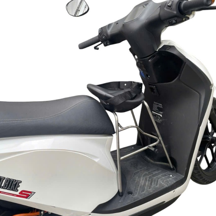 [ ĐÔN NHỰA NỆM ] GHẾ ĐÔN GA INOX NHỰA NỆM XE DATBIKE , 2-8 TUỔI