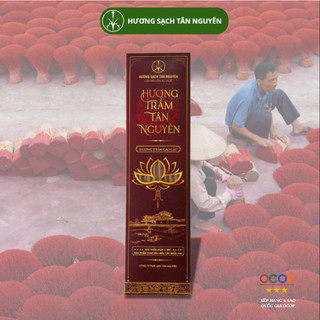 Nhang trầm hương cao cấp Tân Nguyên, hương trầm cao cấp, nhang thơm thờ cúng loại hộp cao cấp 90 que