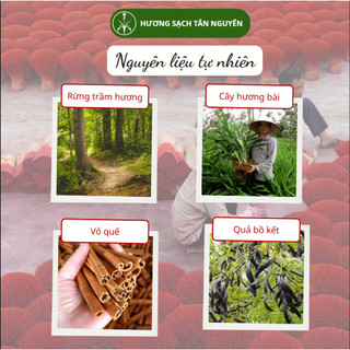 Nhang trầm cao cấp Tân Nguyên, trầm hương thơm, hương thắp bàn thờ loại túi 500gr an toàn sức khỏe