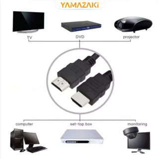 Dây HDMI YAMAZAKi 2.0 4K Siêu Nét Dài 1m Truyền Tín Hiệu Âm Thanh Hình Ảnh Từ Máy Tính, TV Box, Laptop, PS4