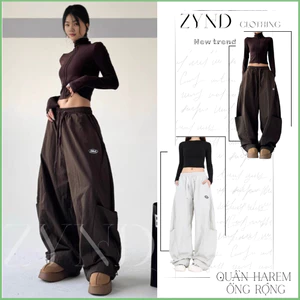 Quần ống rộng chất kaki harem, quần dáng thụng bản cao cấp thiết kế mới AT-M106_ ZynD Clothing