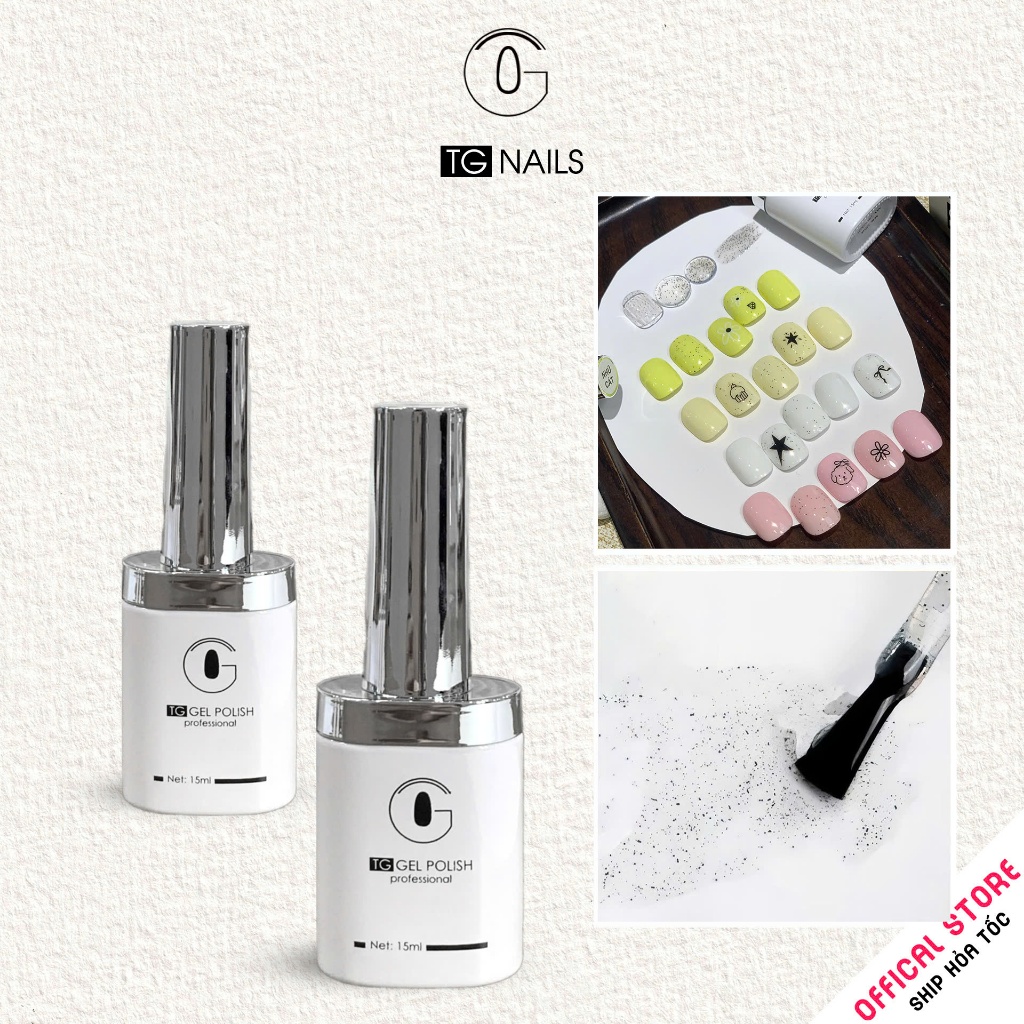 Sơn gel hiệu ứng nhũ cát TG hạt nhỏ lấp lánh