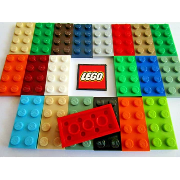 Combo 4 Mảnh LEGO Plate 2x4 – Gạch Phẳng Chính Hãng cho MOC | Phụ Kiện LEGO Part ID : 3020