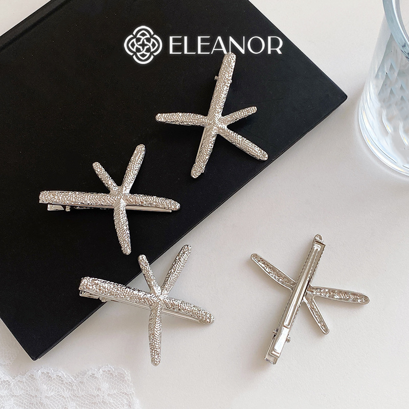 Kẹp tóc nữ Eleanor Accessories thiết kế sao biển phụ kiện tóc kẹp tóc mái 10156