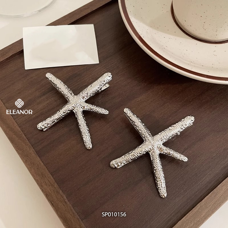 Kẹp tóc nữ Eleanor Accessories thiết kế sao biển phụ kiện tóc kẹp tóc mái 10156