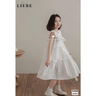 [B&G] Đầm váy trắng thô cánh tiên công chúa cho bé gái từ 10-45kg(2-12 tuổi)